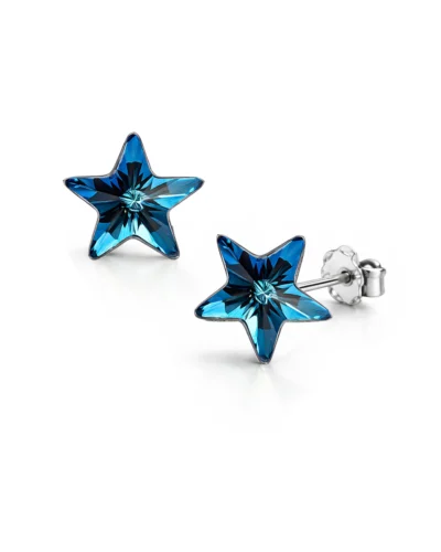 cercei argint cercei swarovski cercei mici cercei de argint cercei stea cercei steluta cercei stelute cercei stele