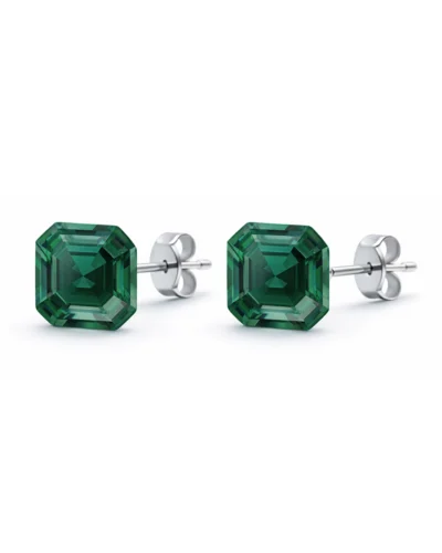 cercei swarovski cercei pe ureche cercei argint cercei mici cercei patrati cercei verzi cercei verde smarald cercei argint cu pietre verzi cercei pietre swarovski