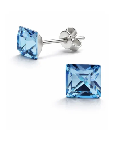 cercei mici cercei patrati cercei pe ureche cercei argint cercei din argint cercei bobita cercei swarovski cercei pietre swarovski