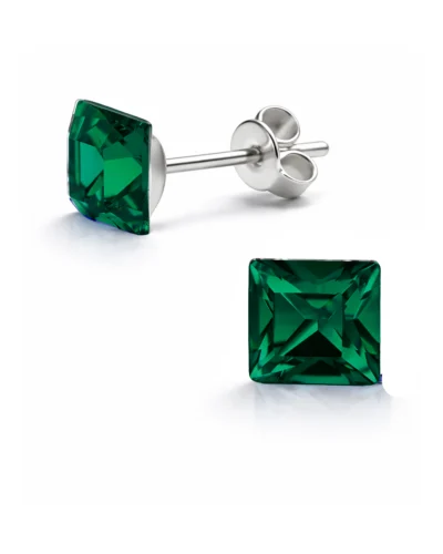 cercei mici cercei patrati cercei pe ureche cercei argint cercei din argint cercei bobita cercei swarovski cercei pietre swarovski