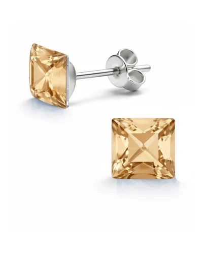 cercei mici cercei patrati cercei pe ureche cercei argint cercei din argint cercei bobita cercei swarovski cercei pietre swarovski