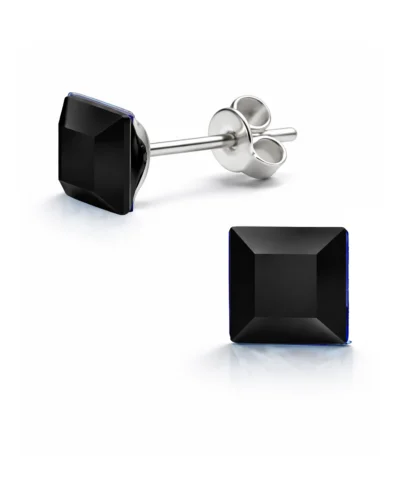 cercei mici cercei patrati cercei pe ureche cercei argint cercei din argint cercei bobita cercei swarovski cercei pietre swarovski