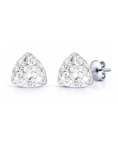 cercei albi cercei cristal cercei argintii cercei stralucitor cercei swarovski cercei argint cercei mici