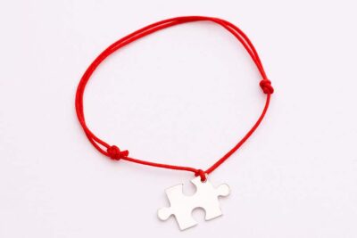 bratara snur puzzle argint