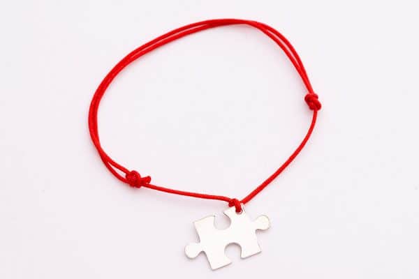 bratara snur puzzle argint