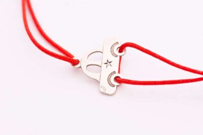 bratara snur masinuta argint