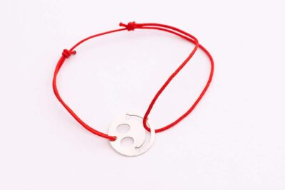 bratara snur emoji zambaret argint