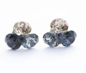 cercei trifoi cercei negrii cercei gri cercei swarovski