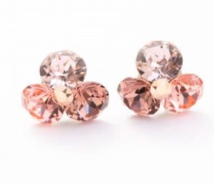 cercei trifoi cercei roz cercei swarovski cercei argint