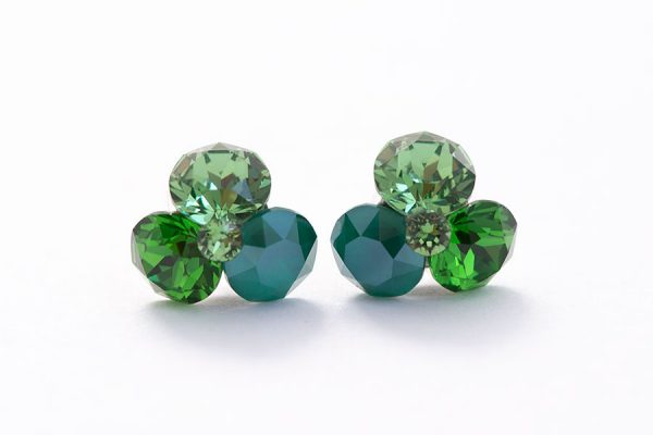 cercei argint cercei trifoi cercei swarovski cercei verzi