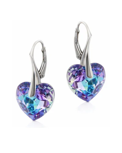 cercei inima cercei inimioare cercei swarovski cercei tortite leverback