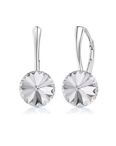 cercei cristale swarovski cercei tortite cercei stralucitori cercei pietre swarovski cercei argint cercei rivoli cercei albi cercei argintii