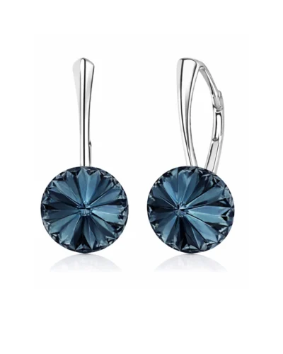 cercei swarovski cercei albstri cercei pietre swarovski cercei argint cercei tortite