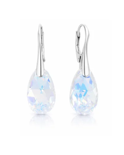 cercei swarovski cercei argint cercei alb stralucitor cercei pietre swarovski cercei