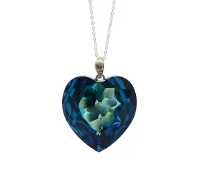 colier inima oceanului colier inima swarovski colier swarovski colier dama inima colier dama swarovski colier bermuda blue