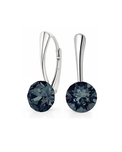 cercei swarovski cercei argint cercei pietre swarovski cercei pietre negre cercei pe tortita cercei cu tortita