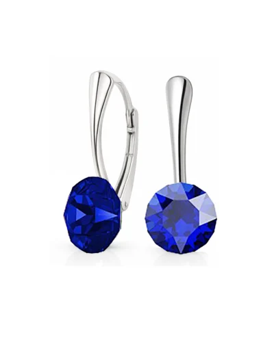 cercei swarovski cercei argint cercei pietre swarovski cercei tortite leverback cercei pietre albastre cercei albastri