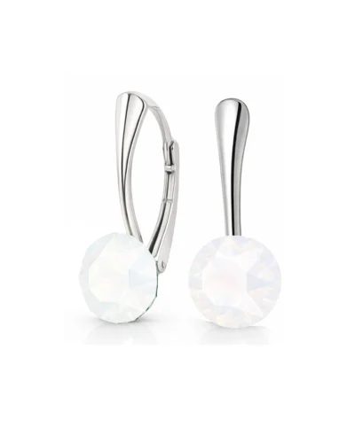 cercei swarovski cercei pietre swarovski cercei white opal cercei argint cercei tortite leverback