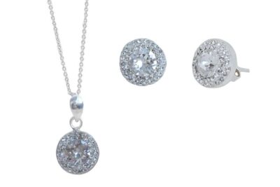 set pietricele albe set cristale albe set pietre albe set swarovski alb seturi argint set argint dama set elegant