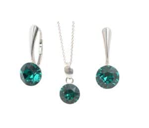 set bijuterii argint verde smarald set argint femei verde smarald set argint dama verde smarald