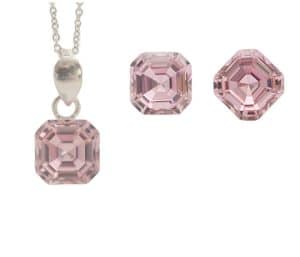 colier roz lant roz lantisor roz set bijuterii roz set swarovski roz set peitre roz set cristale roz cercei roz cercei swarovski roz cerceipatrati roz cercei pe ureche roz