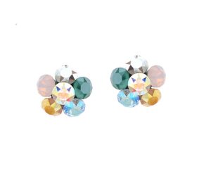 cercei floare swarovski cercei floare pe ureche cercei floare argint