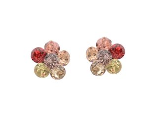 cercei floare swarovski cercei floare pe ureche cercei floare portocalii cercei floare galbeni