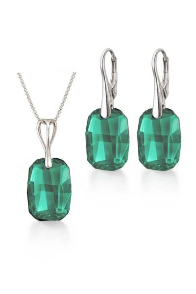 set cercei si pandantiv cercei tortite cercei lacrima cercei argint cercei leverback lant argint lant swarovski oietre swarovski bijuterii swarovski bijuterii pietre bijuterii verzi cercei verzi lant verde colier verde