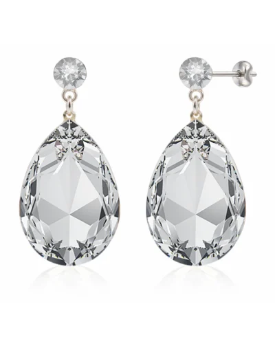 cercei mari cercei lacrima cercei argint cercei stralucitor cercei swarovski cercei argint