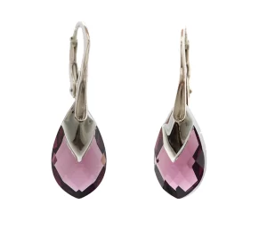 cercei mov cercei swarovski cercei lacrima cercei argint cercei din argint cercei cu pietre swarovski cercei cristale cercei ametist cercei tortite bijuterii argint bijuterii swarovski