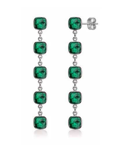 cercei lungi cu pietre verzi cercei eleganti verzi cercei verzi