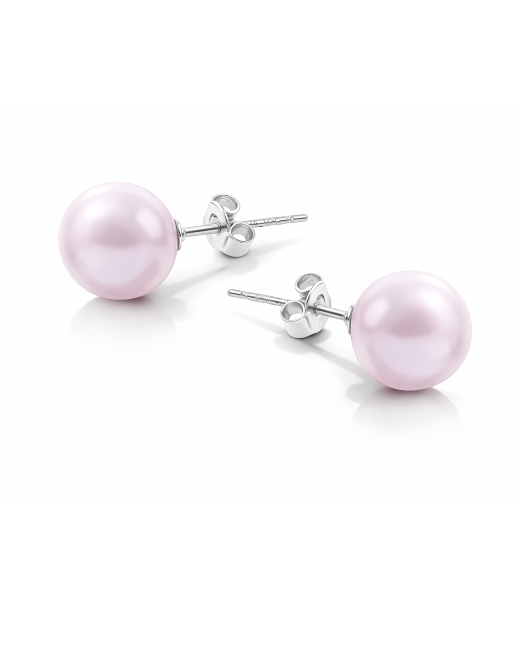 cercei-model-pe-ureche-cu-perle-rotunde-swarovski-culoarea-roz-foarte-deschis cercei pe ureche cercei perle cercei perle rotunde cercei perle albe cercei argint cercei perle argint
