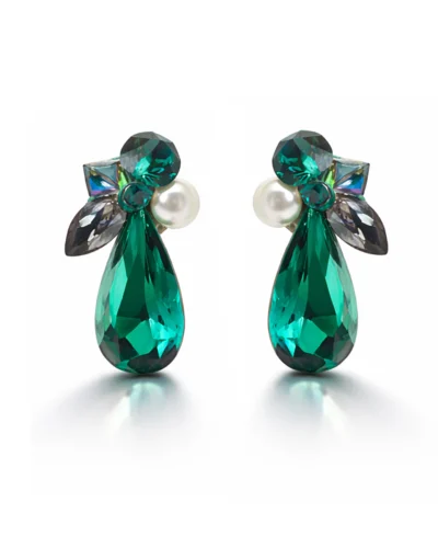 cercei perle albe cercei cu perle cercei verzi cercei swarovski verzi cercei eleganti verzi cercei eleganti swarovski cercei mari verzi cercei eleganti perle