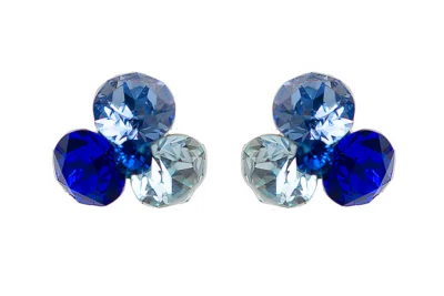 cercei albastri cercei swarovski cercei argint