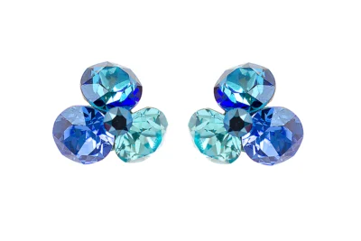 cercei albastri cerceiswarovski cercei argint cercei pietre swarovski