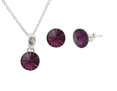 set cercei si pandantiv set cercei si lantisor set bijuterii set bijuterii dama cercei argint colier argint lant argint bijuterii swarovski set bijuterii swarovski lant argint cercei pietre swarovskiset bijuterii mov set bijuterii pietre mov cercei mov cercei argint mov colier mov