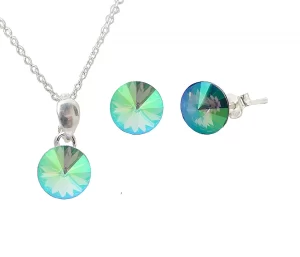 set cercei si pandantiv set cercei si lantisor set bijuterii set bijuterii dama cercei argint colier argint lant argint bijuterii swarovski set bijuterii swarovski lant argint cercei pietre swarovski