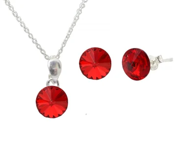 set cercei si pandantiv set cercei si lantisor set bijuterii set bijuterii dama cercei argint colier argint lant argint bijuterii swarovski set bijuterii swarovski lant argint cercei pietre swarovskicercei rosii colier rozu set biuterii rosu