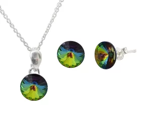 set cercei si pandantiv set cercei si lantisor set bijuterii set bijuterii dama cercei argint colier argint lant argint bijuterii swarovski set bijuterii swarovski lant argint cercei pietre swarovski