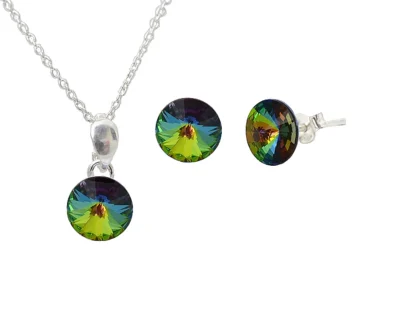 set cercei si pandantiv set cercei si lantisor set bijuterii set bijuterii dama cercei argint colier argint lant argint bijuterii swarovski set bijuterii swarovski lant argint cercei pietre swarovski