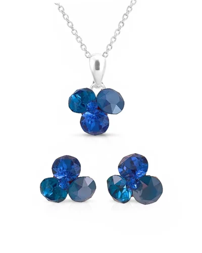 set argint set cercei si pandantiv set bijuterii set swarovski cercei argint cercei swarovski cercei trifoi cercei 3 pietre cercei 3 cristale lant argint colier argint set cu pietre albastre cercei pietre albastre cercei trifoi albastri cercei albastri