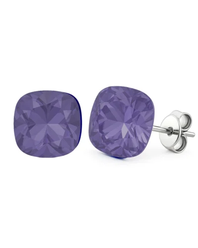 cerceo swarovski cercei mov cercei argint