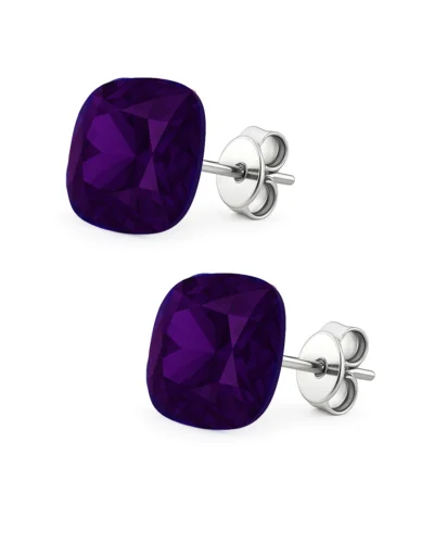 cercei swarovski cercei mov cerrcei argint