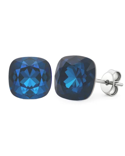 cercei swarovski cercei argint cercei albastri